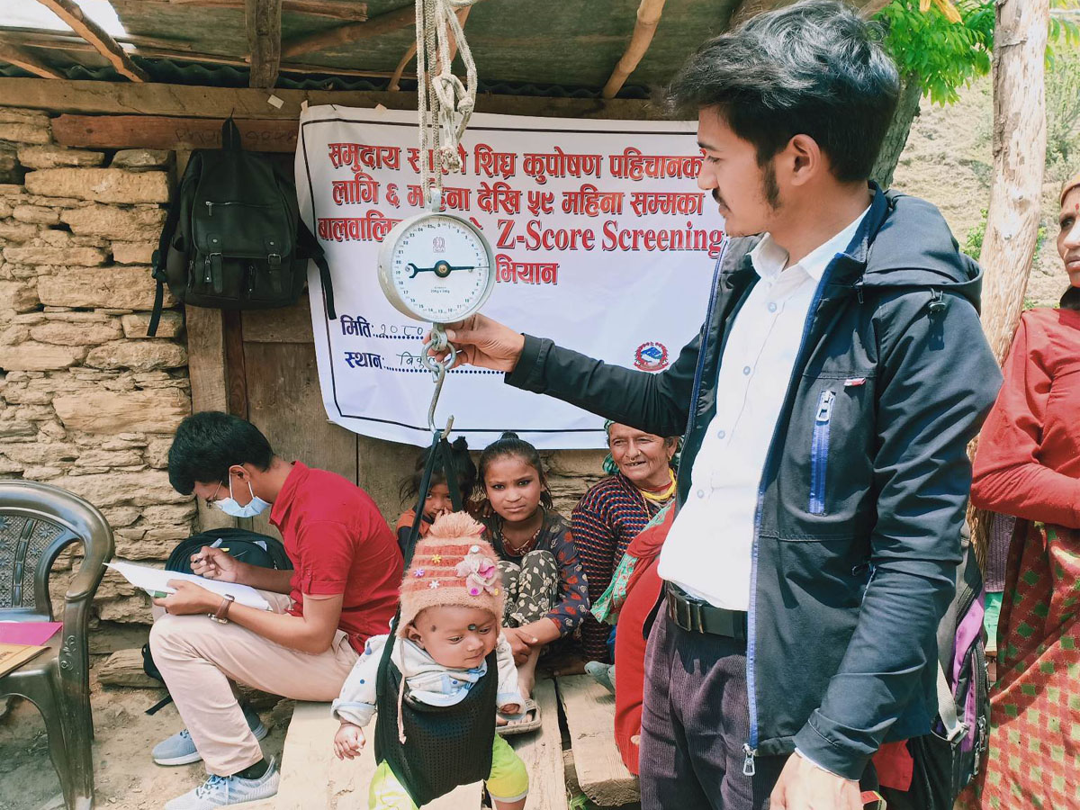 कुपोषित बालबालिका खोज्दै सुर्नया गाउँपालिका 